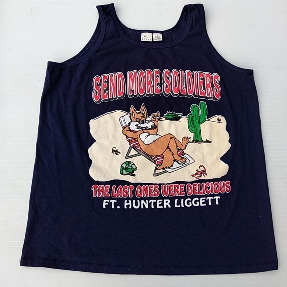Fort Hunter Liggett Graphic Tank Top Size XL